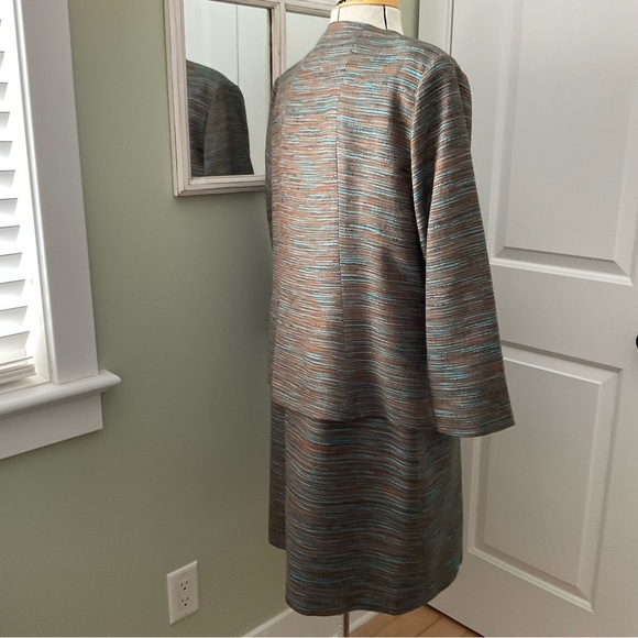 COLDWATER GREEK, MULTI-COLOUR DRESS SUIT, SIZE: 16P - Picture 3 of 16